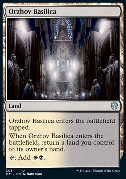 Orzhov Basilica - Commander: Strixhaven (Uncommon) [C21-308]
