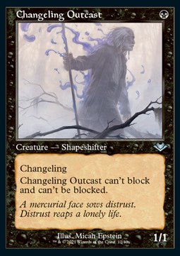 Changeling Outcast (V.1) - Modern Horizons: Retro Frame Cards (Uncommon) [RMH2-12]