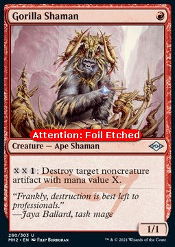 Gorilla Shaman (V.2) - Modern Horizons 2 (Uncommon) [MH2-280]
