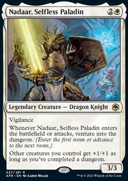 Nadaar, Selfless Paladin - Adventures in the Forgotten Realms (Rare) [AFR-27]