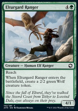 Elturgard Ranger - Adventures in the Forgotten Realms (Common) [AFR-182]