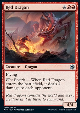 Red Dragon - Adventures in the Forgotten Realms (Uncommon) [AFR-160]
