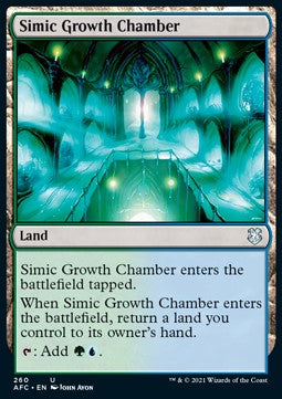 Simic Growth Chamber - Commander: Adventures in the Forgotten Realms (Uncommon) [AFC-260]