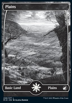 Plains (V.1) - Innistrad: Midnight Hunt (Land) [MID-268]