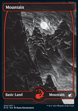 Mountain (V.1) - Innistrad: Midnight Hunt (Land) [MID-274]