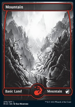 Mountain (V.2) - Innistrad: Midnight Hunt (Land) [MID-275]