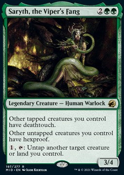 Saryth, the Viper's Fang - Innistrad: Midnight Hunt (Rare) [MID-197]