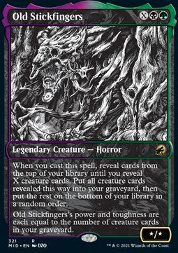 Old Stickfingers - Innistrad: Midnight Hunt: Extras (Rare) [XMID-321]