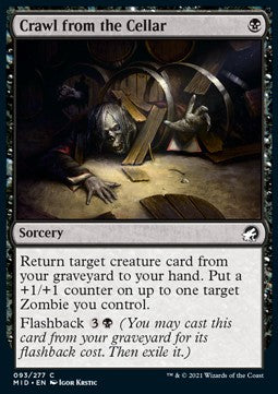 Crawl from the Cellar - Innistrad: Midnight Hunt (Common) [MID-93]