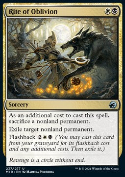 Rite of Oblivion - Innistrad: Midnight Hunt (Uncommon) [MID-237]
