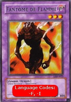 Flame Ghost (V.1 - Rare) - Legend of Blue Eyes White Dragon (LDD) (Rare) [LDD-023]