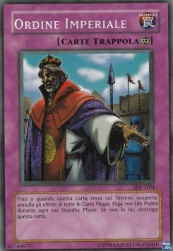 Imperial Order - Pharaoh's Servant (SDF) (Secret Rare) [SDF-104]