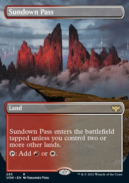Sundown Pass - Innistrad: Crimson Vow: Extras (Rare) [XVOW-285]
