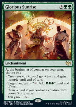 Glorious Sunrise - Innistrad: Crimson Vow (Rare) [VOW-200]