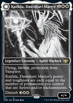 Katilda, Dawnhart Martyr // Katilda's Rising Dawn - Innistrad: Crimson Vow: Extras (Rare) [XVOW-317]