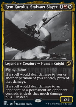 Rem Karolus, Stalwart Slayer - Innistrad: Double Feature (Rare) [DBL-235]