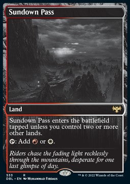 Sundown Pass - Innistrad: Double Feature (Rare) [DBL-533]