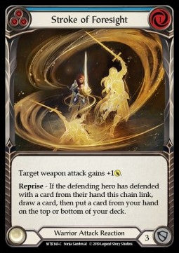 Stroke of Foresight (Blue) (Normal) - Welcome to Rathe - Alpha (Common) [WTR-A-WTR140-C]