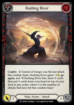 Rushing River (Red) (Rainbow Foil) - Crucible of War - Unlimited (Rare) [CRU-U-CRU060]