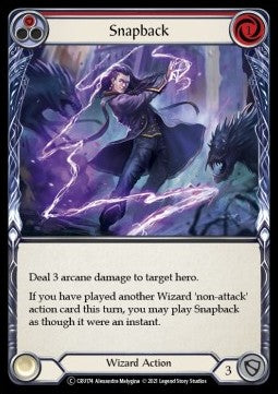 Snapback (Red) (Rainbow Foil) - Crucible of War - Unlimited (Common) [CRU-U-CRU174]