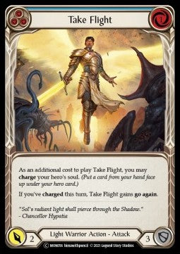 Take Flight (Blue) (Rainbow Foil) - Monarch - Unlimited (Common) [MON-U-MON056]