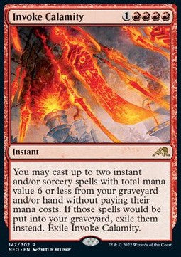 Invoke Calamity - Kamigawa: Neon Dynasty (Rare) [NEO-147]