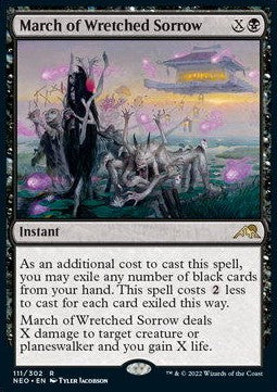 March of Wretched Sorrow - Kamigawa: Neon Dynasty (Rare) [NEO-111]
