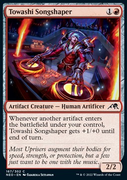 Towashi Songshaper - Kamigawa: Neon Dynasty (Common) [NEO-167]