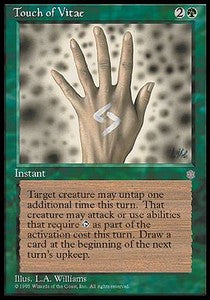 Touch of Vitae - Ice Age (Uncommon)