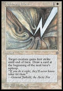 Lightning Blow - Ice Age (Rare)
