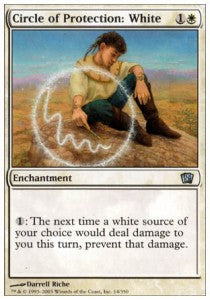 Circle of Protection: White - Eighth Edition (Uncommon) [8ED-14]