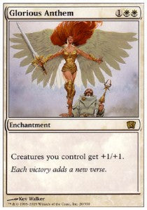 Glorious Anthem - Eighth Edition (Rare) [8ED-20]