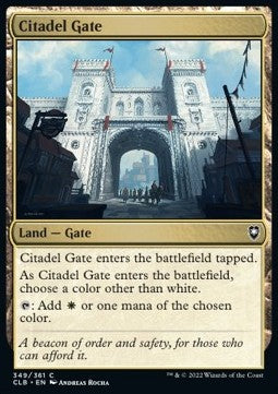 Citadel Gate - Commander Legends: Battle for Baldur's Gate (Common) [CLB-349]