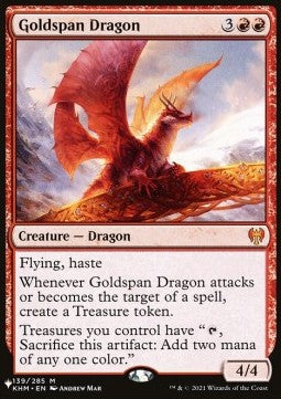 Goldspan Dragon - The List (Mythic) [ZNL-139]