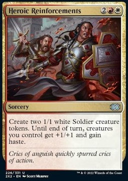 Heroic Reinforcements - Double Masters 2022 (Uncommon) [2X2-226]