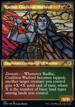 Radha, Coalition Warlord (V.2) - Dominaria United: Extras (Uncommon) [XDMU-351]