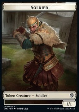 Soldier Token (White 1/1) - Dominaria United: Extras (Token) [XDMU-T04]