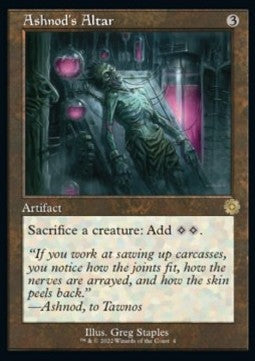 Ashnod's Altar (V.1) - Retro Frame Artifacts (Rare) [BRR-4]