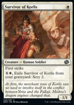 Survivor of Korlis - The Brothers' War (Common) [BRO-28]