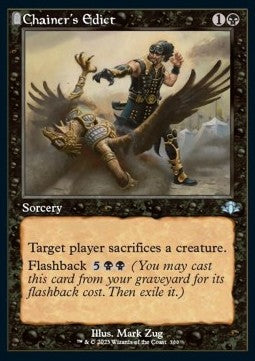 Chainer's Edict (V.1) - Dominaria Remastered: Extras (Uncommon) [XDMR-300]