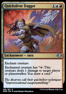 Quicksilver Dagger - Dominaria Remastered (Uncommon) [DMR-195]