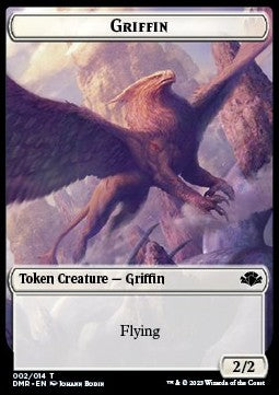 Griffin Token (White 2/2) - Dominaria Remastered: Extras (Token) [XDMR-T 2]