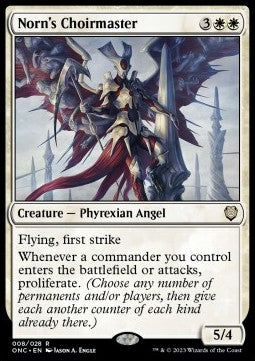 Norn's Choirmaster - Commander: Phyrexia: All Will Be One (Rare) [ONC-8]