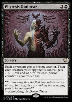 Phyresis Outbreak - Commander: Phyrexia: All Will Be One (Rare) [ONC-12]