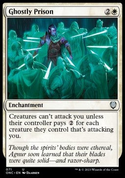 Ghostly Prison - Commander: Phyrexia: All Will Be One (Uncommon) [ONC-71]