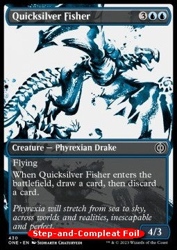 Quicksilver Fisher (V.2) - Phyrexia: All Will Be One: Extras (Common) [XONE-430]