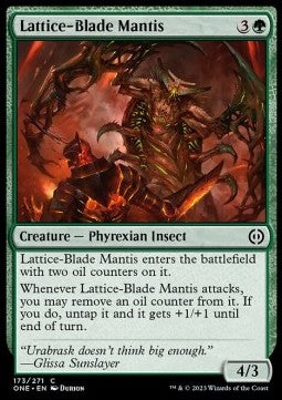 Lattice-Blade Mantis - Phyrexia: All Will Be One (Common) [ONE-173]