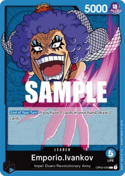 Emporio.Ivankov (OP02-049) (V.1) - Paramount War (Leader) [OP02-049]