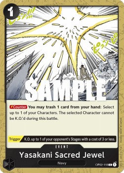 Yasakani Sacred Jewel (OP02-118) - Paramount War (Common) [OP02-118]