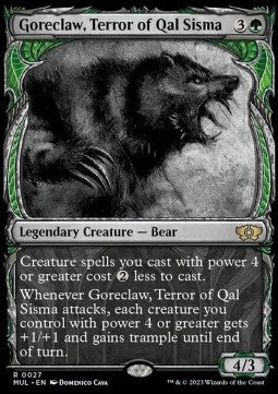 Goreclaw, Terror of Qal Sisma (V.1) - Multiverse Legends (Rare) [MUL-27]